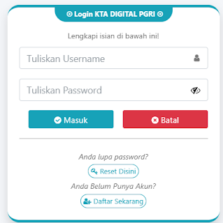 Register PGRI Pontianak - Persatuan Guru Republik Indonesia Cabang Pontianak